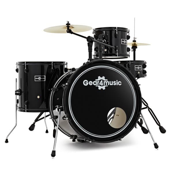 BDK-1 Compact Drum Kit by Gear4music, Black - image 1