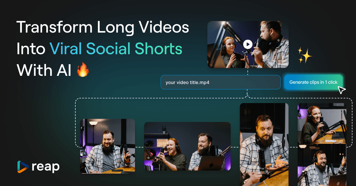 Reap AI Video Editor and Clipping Tool - image 1
