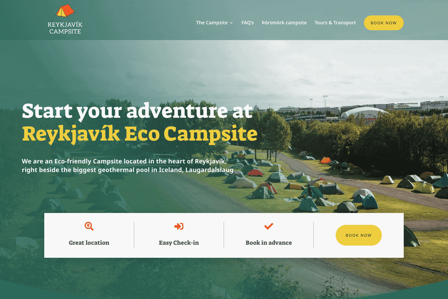 Reykjavík Eco-Campsite - For tents, campers and caravans - image 1