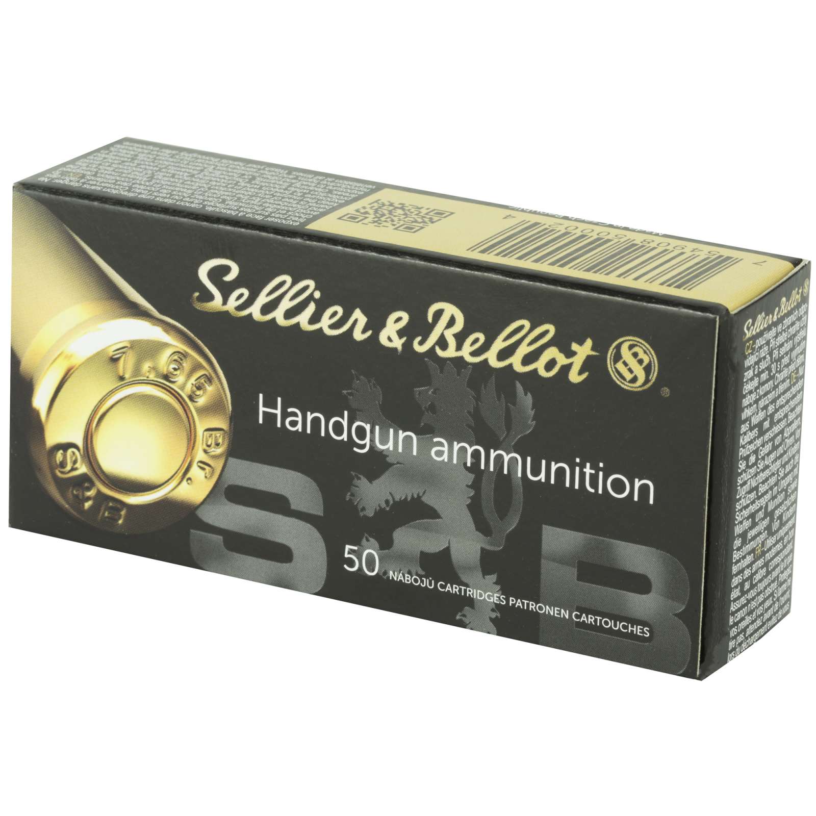 Sellier and Bellot .32 Auto 73 Grain FMJ Full Metal Jacket (50 Round Box) - image 1