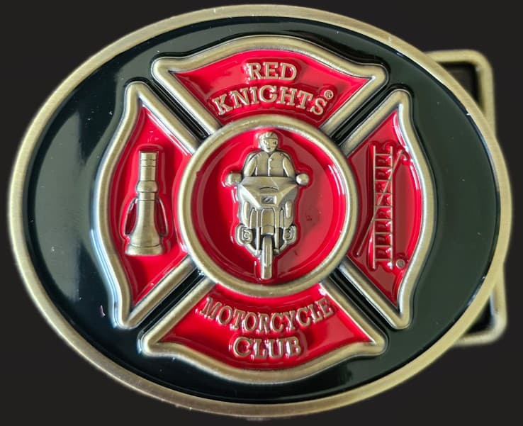 Red Knights Belt Buckle - image 1