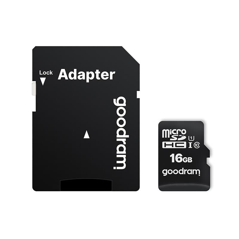GOODRAM 16 GB microSDHC Class 10 UHS-I (U1) microSD karta s SD adaptérem - image 1