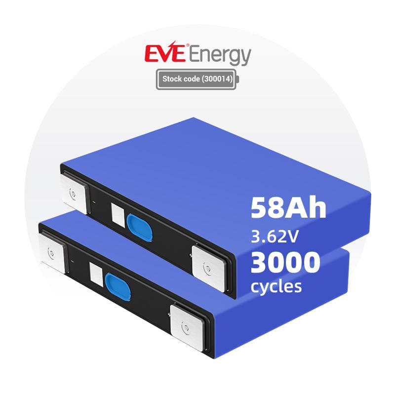 EVE M21 NCM 58Ah INP58P 3.62V 5.8C 3000 Cycles Prismatic NCM Battery Cell Ev Electric Car Battery Power - image 1