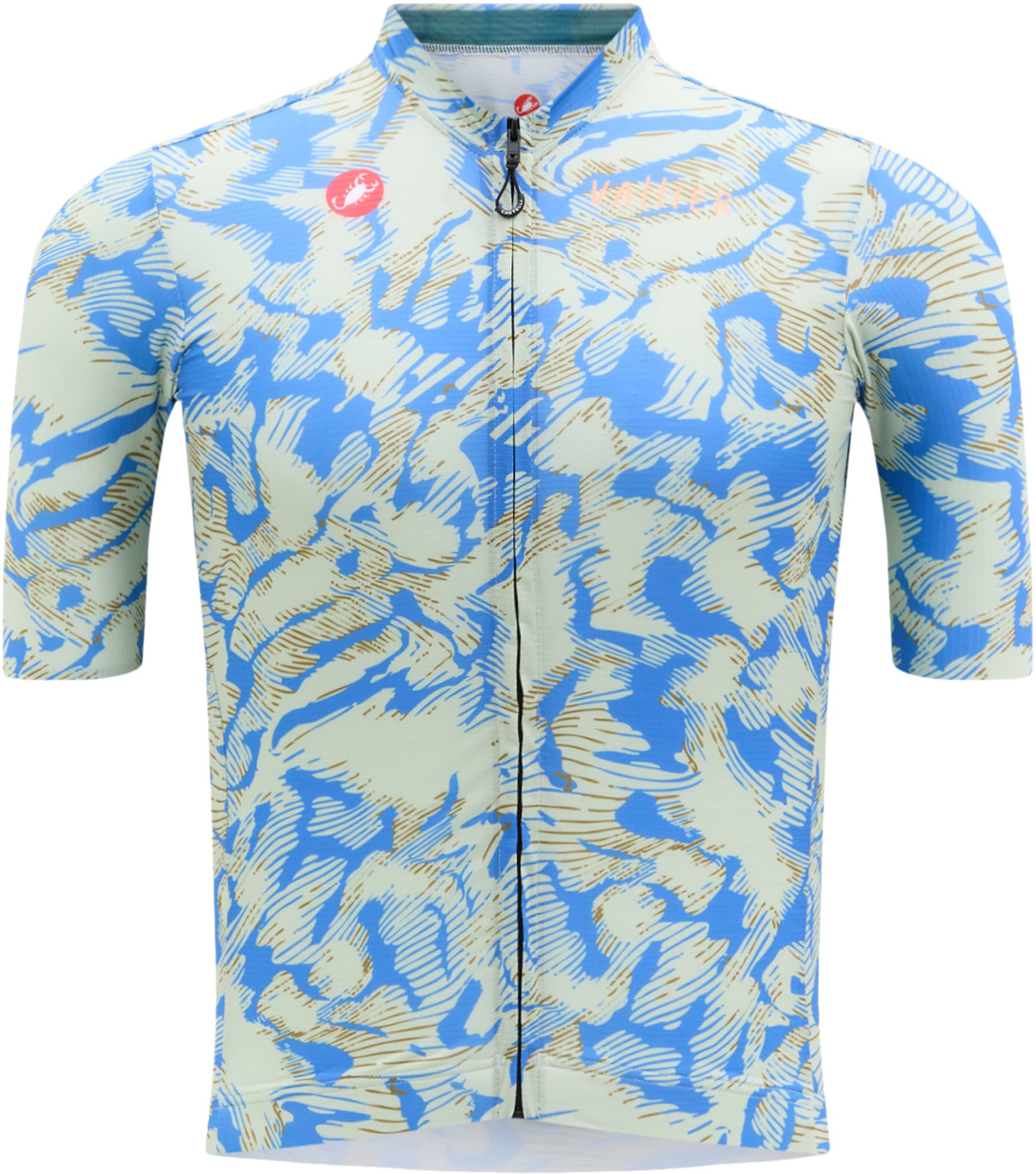 Vallier x Castelli Espresso Jersey - Men's - Lapis Swirl - XL - image 1