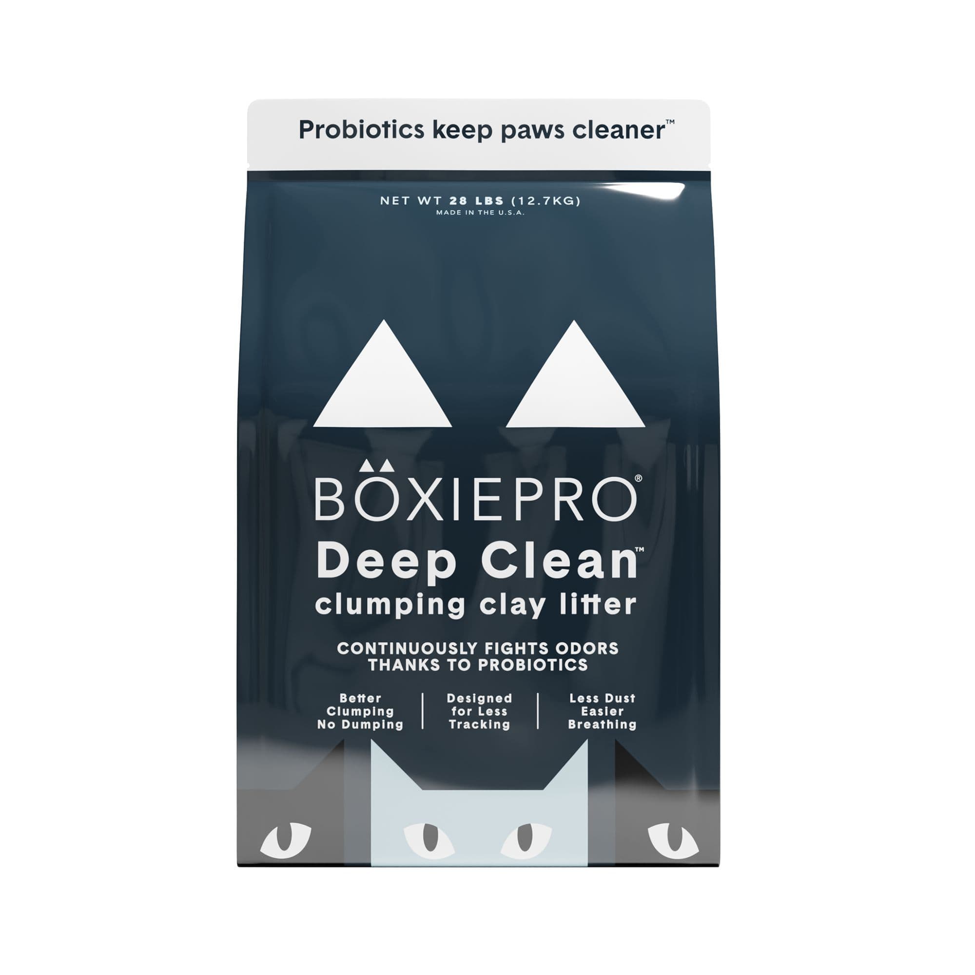 BoxiePro Clumping Clay Cat Litter - Unscented, Low Dust, Low Tracking - image 1