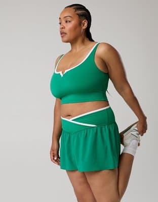 OFFLINE By Aerie Real Me Tipped Low Key Longline Sports Bra - image 1