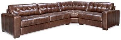 Utah 3 Piece Leather Sectional - image 1
