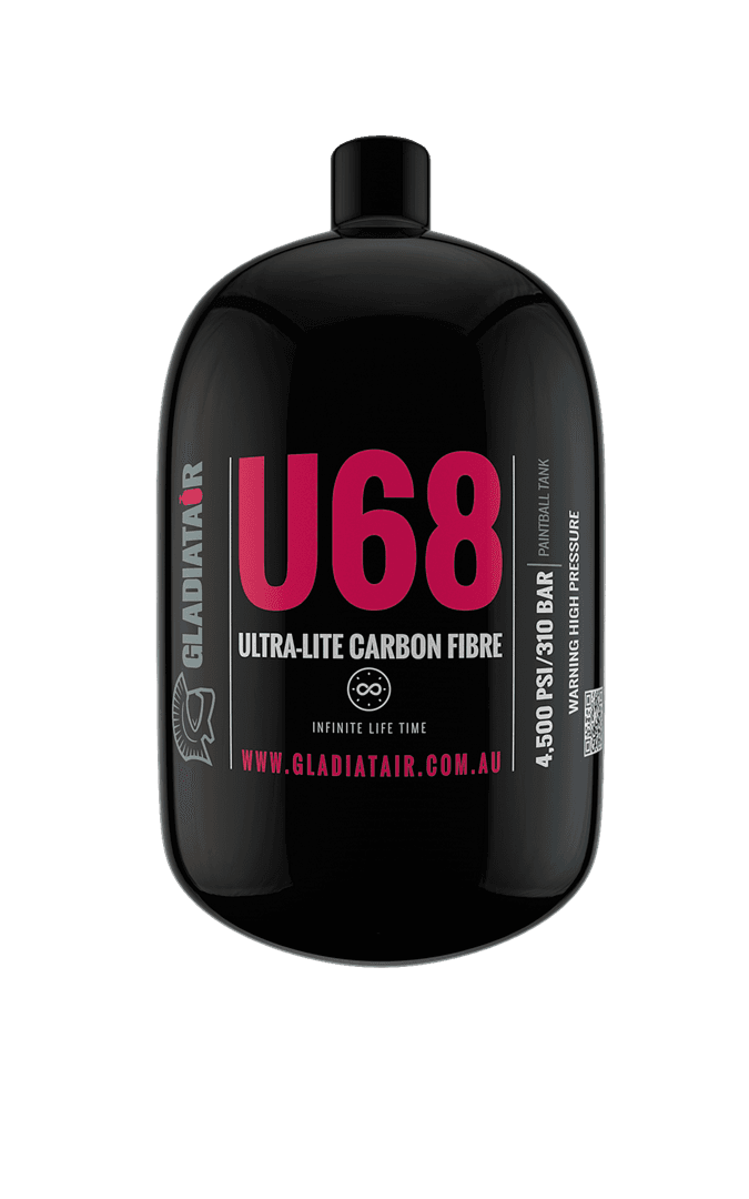 U68 -A GladiatAir Carbon Fibre Air Tank + GladiatAir Regulator - image 1