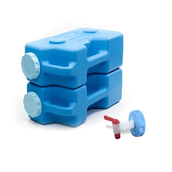 AquaBrick® Portable Food and Water Storage Containers – 2 Bricks & Spigot - image 1