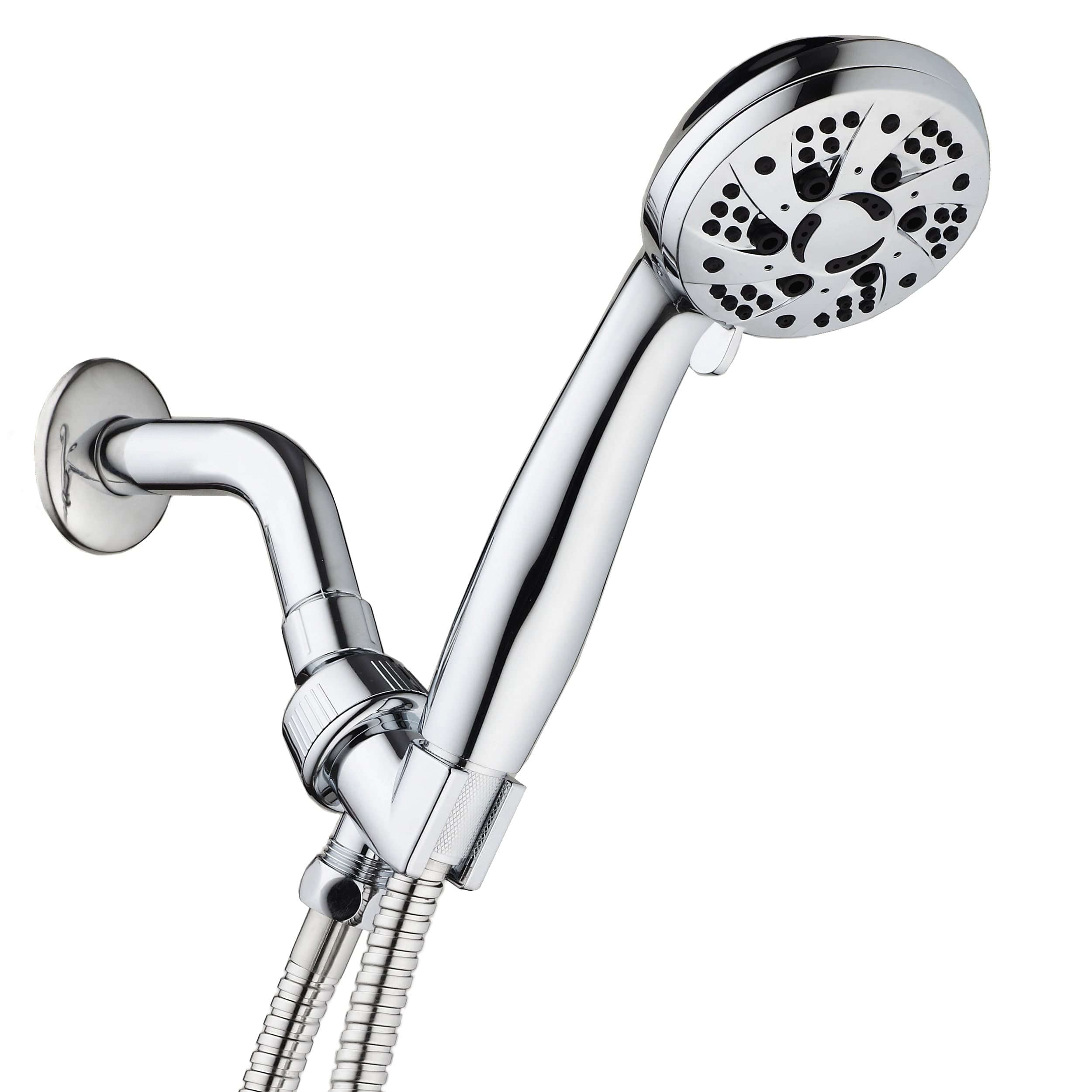 AquaDance® 6-Setting 3.5” Chrome Face Hand Held Shower Head - image 1