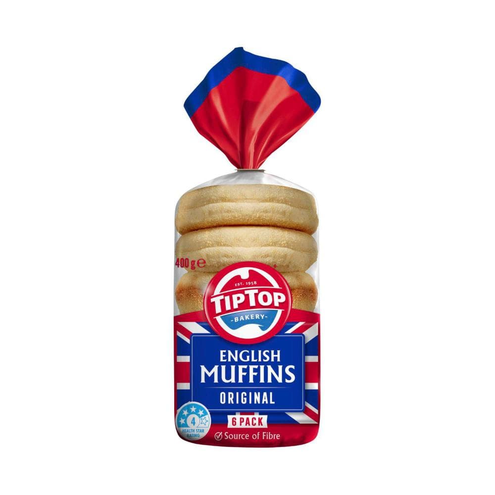 Tip Top English Muffins 400g - image 1