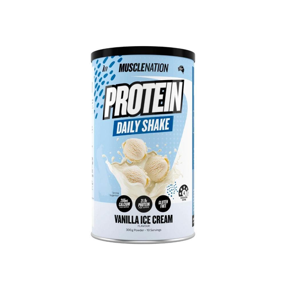 Muscle Nation Whey Protein Daily Shake Vanilla Ice Cream 300g - image 1