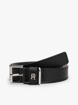 Allover Monogram Leather Belt - image 1