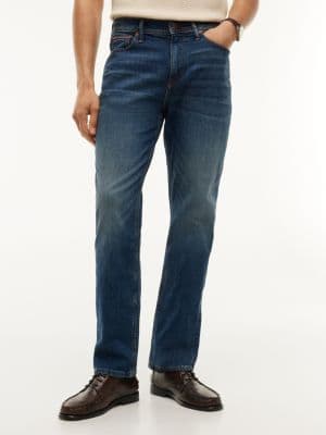 Tommy Hilfiger Men's Straight Fit Jean Inky Dark Wash, Size 30 - image 1