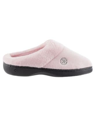 Isotoner Signature Women's Micro Terry Sport Hoodback Slippers - image 1