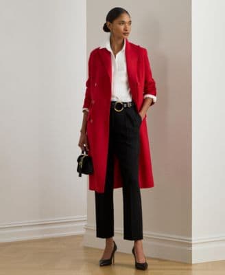 Lauren Ralph Lauren Women's Double Breasted Long Sleeve Coat - image 1