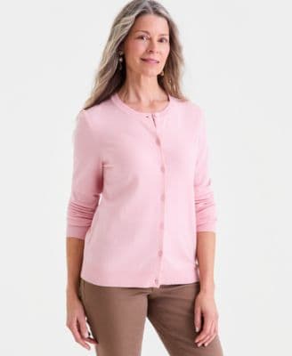 Style & Co Women's Button-Down Long-Sleeve Cardigan - image 1