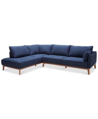 Jollene 113" 2-Pc. Fabric Sectional - image 1