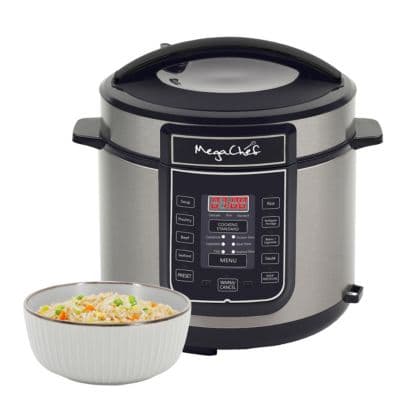 MegaChef 6 Quart Digital Pressure Cooker with 14 Pre-Set Multi-Function Features - image 1