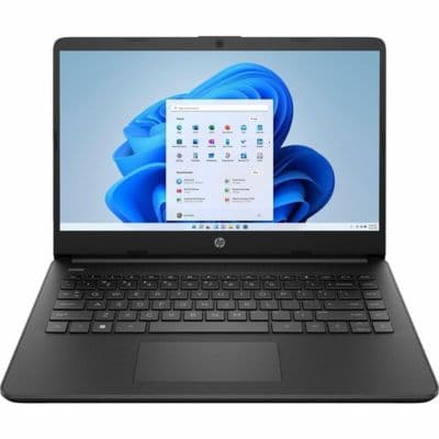 HP 14-dq3210nr 14" HD Touchscreen Laptop, Intel Celeron N4500, 4GB RAM, 64GB eMMC, Windows 11 Home S Mode, Jet Black - image 1