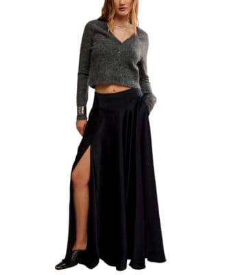 Women's Chilco A-Line High-Slit Maxi Skirt - image 1