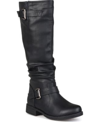 Journee Collection Women's Stormy Knee High Riding Boots 7.5M Black - image 1