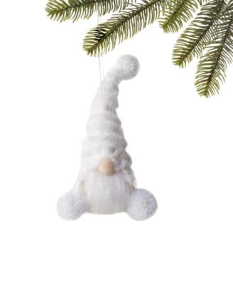 Northern Lights White Gnome Ornament - image 1
