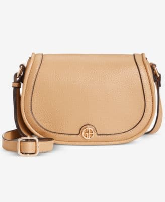 Giani Bernini Pebble Small Saddle Crossbody Bag - image 1
