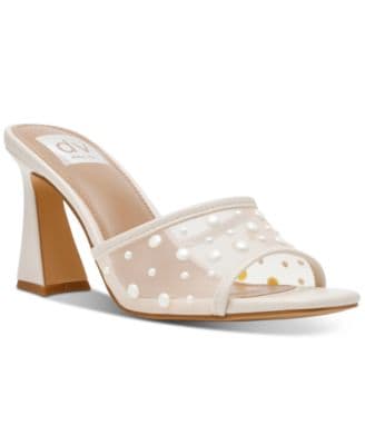 DV Dolce Vita Women's Yossi Pearl Mesh Slide Dress Sandals - image 1