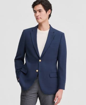 Nautica Men's Modern-Fit Active Stretch Solid Blazer - image 1