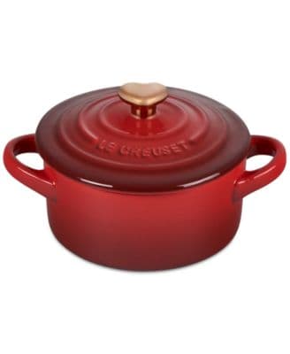 Le Creuset Figural Heart Collection Stoneware 8 oz. Mini Round Cocotte - image 1
