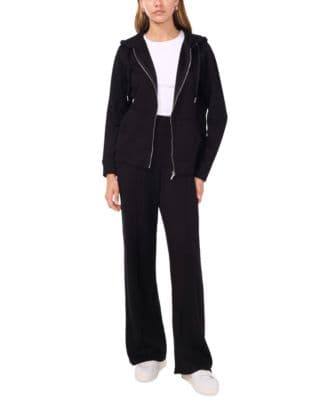 Vince Camuto Women's Knit Hoodie & Wide Leg Pants Set - image 1