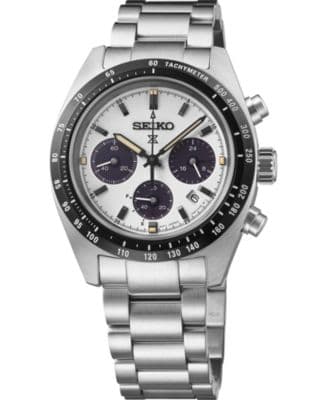 Seiko Men's Prospex Speedtimer Solar Chronograph Stainless Steel Bracelet Watch 39mm - image 1