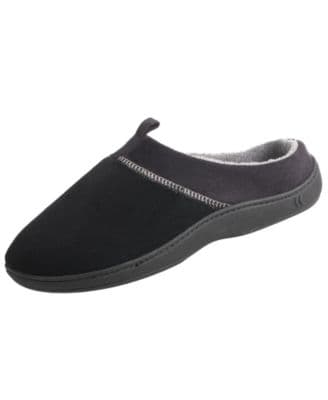 Isotoner Signature Men's Microterry Jared Hoodback Slippers with Memory Foam - image 1