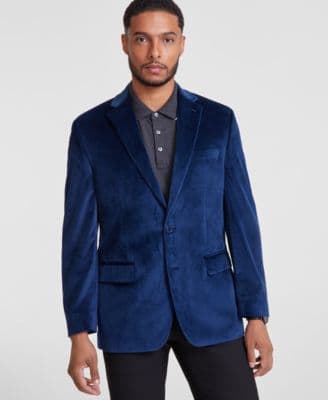 Michael Kors Men's Classic-Fit Velvet Sport Coat - image 1