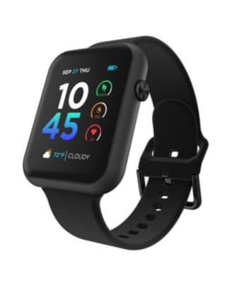 iTouch Air 4 Unisex Smartwatch 46mm Black Silicone Strap - image 1