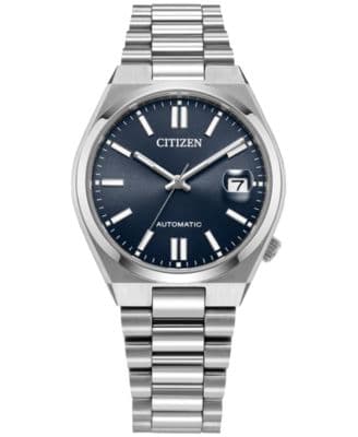Citizen Men's Exclusive Sport Luxury Tsuyosa Automatic Silver-Tone Stainless Steel Bracelet Watch 37mm - image 1