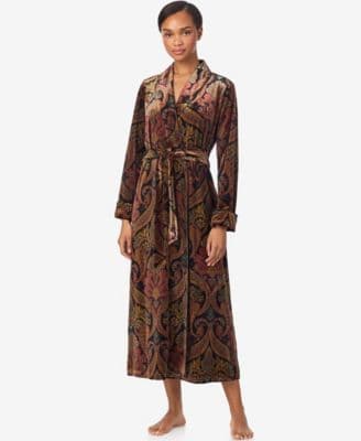 Lauren Ralph Lauren Women's Long Sleeves Shawl Collar Robe - image 1