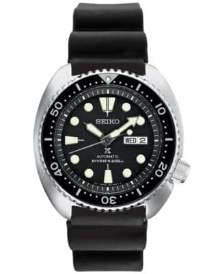 Seiko Men's Automatic Prospex Diver Black Silicone Strap Watch 45mm - image 1