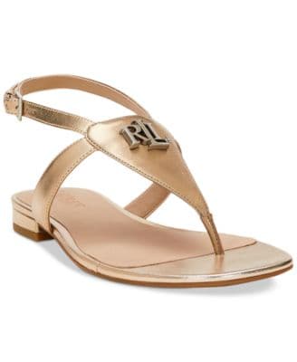 Lauren Ralph Lauren Women's Everly Thong Flat Sandals - image 1