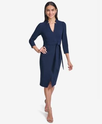 Calvin Klein Women's 3/4-Sleeve Sheath Dress - image 1