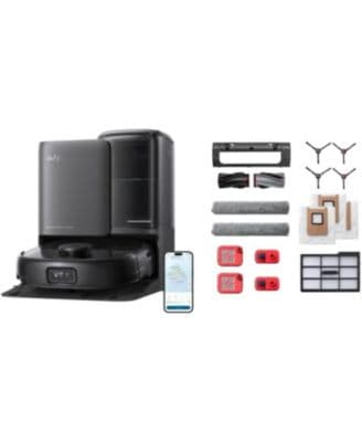 Eufy E25 Omni Robot Vacuum with Self-Cleaning All-in-One Station and Official Replacement Parts Kit - image 1