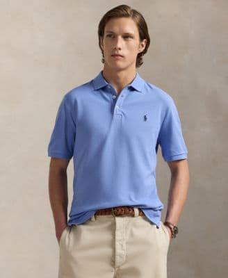 Men's Classic-Fit Stretch Mesh Polo Shirt - image 1
