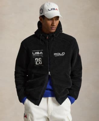 Men's Team USA Pile Fleece Full-Zip Hoodie - image 1