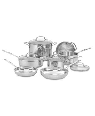 Cuisinart Chef's Classic Stainless Steel 11 Piece Cookware Set - image 1