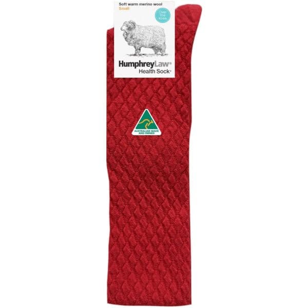 95% Fine Merino Wool Quilted Ladies’ Over-the-Knee Health Sock® (Style 44K) - image 1