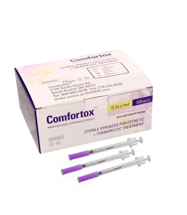 Comfortox 0.5 CC 31G x 8 MM Syringes - 100 Count - image 1