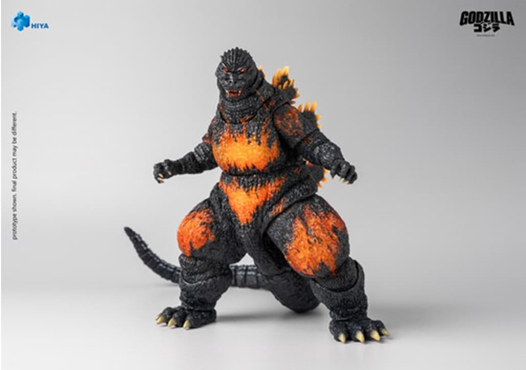 Hiya Godzilla Vs Destroyah 1995 Exquisite Basic 7" Burning Godzilla Action Figure - image 1