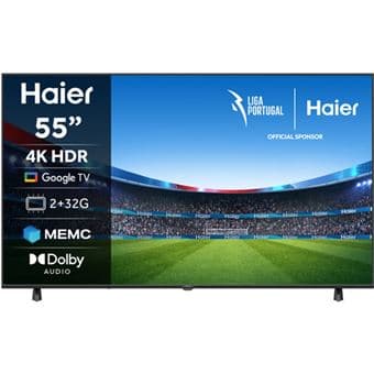 Haier Smart TV 55" LED UHD 4K H55K85FUX Google TV - 140cm - image 1
