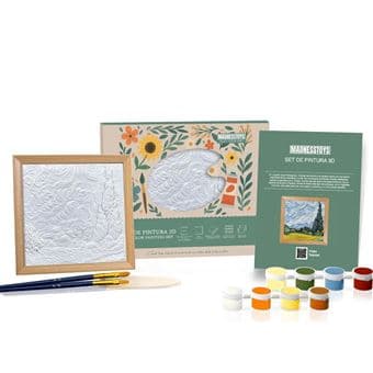 Set Pintura 3D Van Gogh - Campo de Trigo - image 1